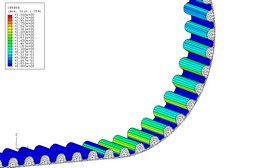 HTD in PowerGrip GT2 Pulley Timing Belt Stress Analysis